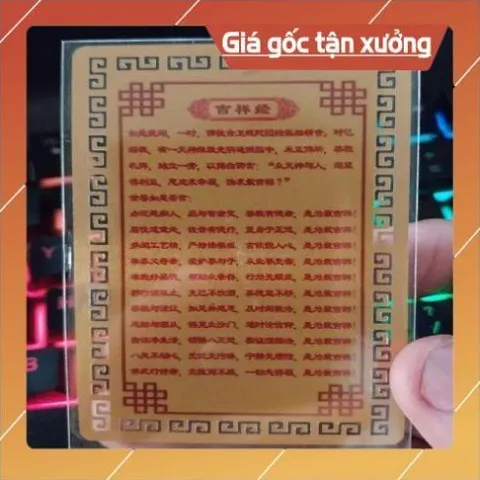 kim bài linh phù thần tài HÀNG CAO CẤP, có hoả tốc 852014