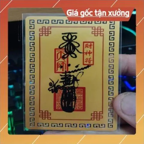 kim bài linh phù quan thánh đế quân HÀNG CAO CẤP, có hoả tốc 852024