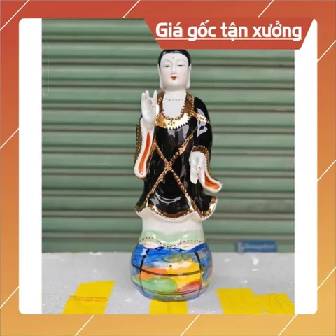 TƯỢNG DIÊU TRÌ ĐỊA MẪU MEN SỨ 30CM - 35CM - 40CM  CÓ HOẢ TỐC 852027