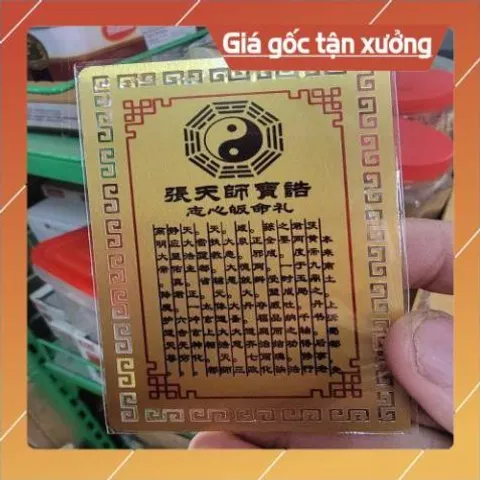 kim bài linh phù thiên sư HÀNG CAO CẤP, có hoả tốc 852030
