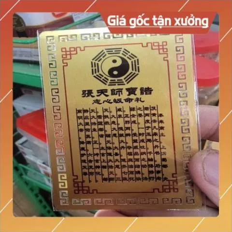 kim bài linh phù thiên sư HÀNG CAO CẤP, có hoả tốc 852030