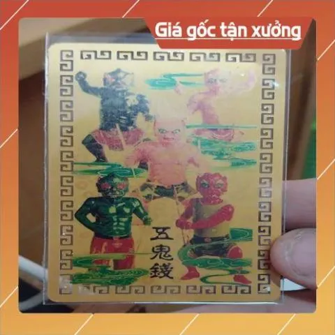 kim bài linh phù ngũ quỉ HÀNG CAO CẤP, có hoả tốc 852033