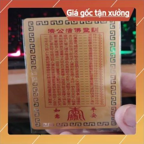 kim bài linh phù tế công HÀNG CAO CẤP, có hoả tốc 852034