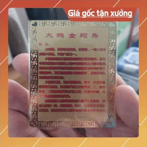 kim bài linh phù kim xí điểu HÀNG CAO CẤP, có hoả tốc 852047
