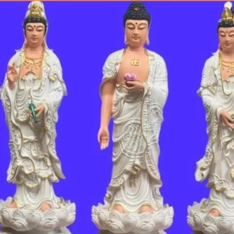 Tôn Tượng Tam Thánh Tây Phương 45CM cực đẹp  DƯƠNG KHOA SHOP