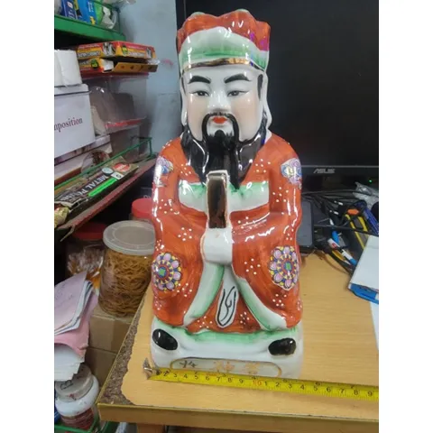 ông táo quân màu ( sành sứ ) có hoả tốc