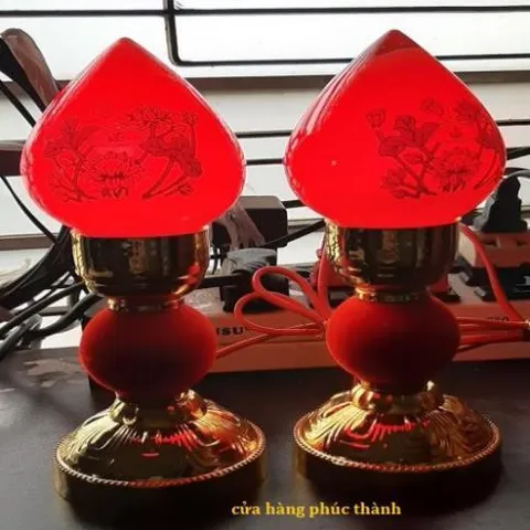 đèn thờ tia sáng quả đào số 2 có hoả tốc
