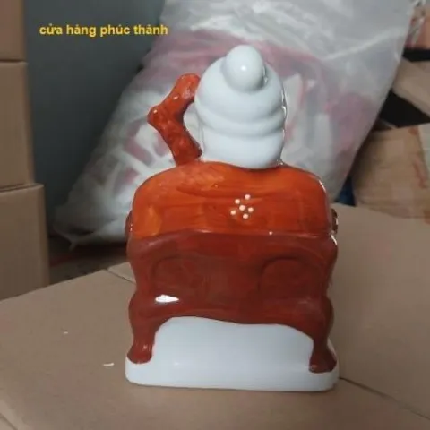 thổ địa ông bà màu ( sành sứ ) có hoả tốc