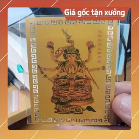 kim bài linh phù đẩu mẫu nguyên quân HÀNG CAO CẤP, có hoả tốc 852161