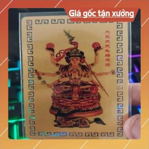 kim bài linh phù đẩu mẫu nguyên quân HÀNG CAO CẤP, có hoả tốc 852161