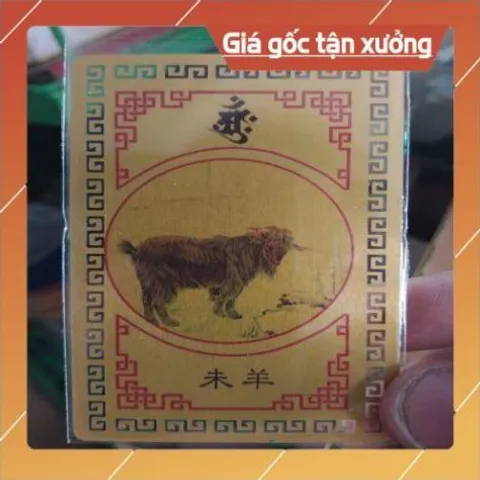 kim bài linh phù con giáp tuổi mùi HÀNG CAO CẤP, có hoả tốc 852158
