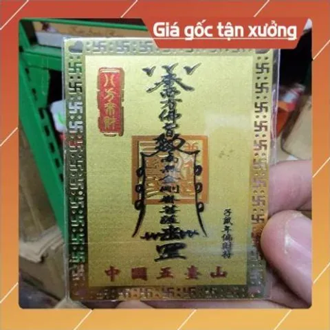 kim bài linh phù quan âm thiên thủ thiên nhãn HÀNG CAO CẤP, có hoả tốc 852174
