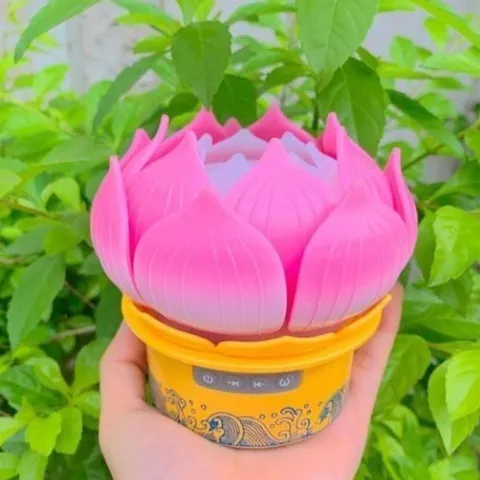 ĐÈN HOA ĐĂNG -MÁY NIỆM PHẬT HOA SEN NỞ- CÓ KINH ĐỊA TẠNG-NIỆM PHẬT-CÓ KẾT NỐI BLUETOOTH 852173