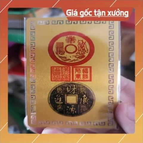 kim bài linh phù bát quái long thần HÀNG CAO CẤP, có hoả tốc 852179