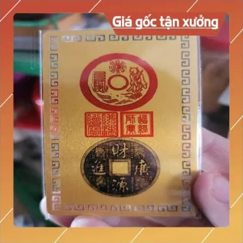 kim bài linh phù bát quái long thần HÀNG CAO CẤP, có hoả tốc 852179