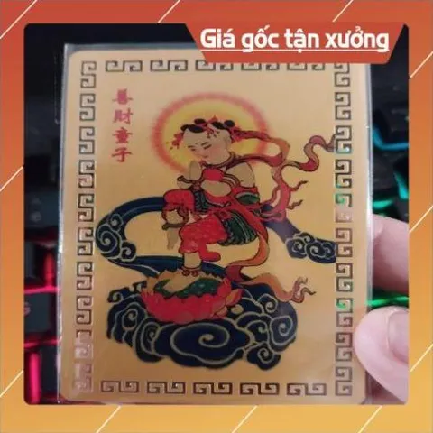 kim bài linh phù thiện tài đồng tử HÀNG CAO CẤP, có hoả tốc 852186