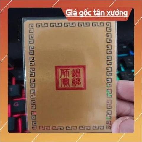 kim bài linh phù thiện tài đồng tử HÀNG CAO CẤP, có hoả tốc 852186