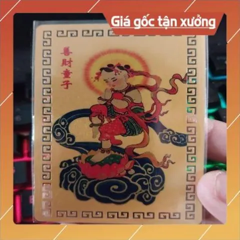 kim bài linh phù thiện tài đồng tử HÀNG CAO CẤP, có hoả tốc 852186