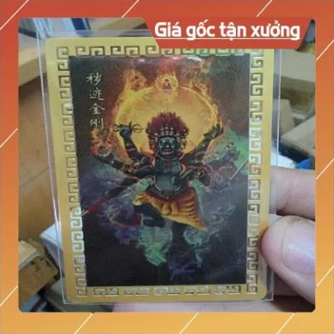 kim bài linh phù đại hắc thiên mahakala HÀNG CAO CẤP, có hoả tốc 852188