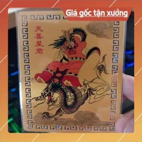 kim bài linh phù thiên hỉ tinh quân HÀNG CAO CẤP, có hoả tốc 852191
