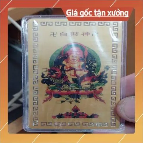 kim bài linh phù bạch thần tài HÀNG CAO CẤP, có hoả tốc 852194