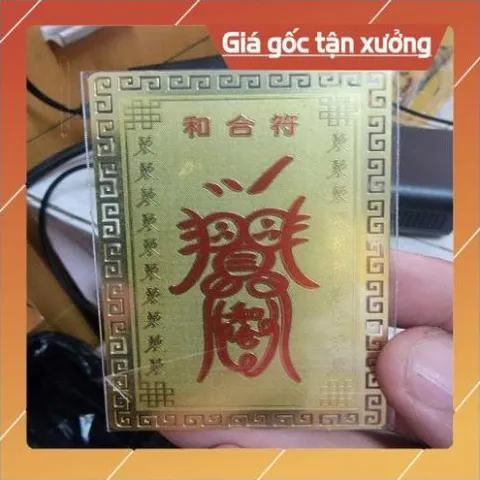 kim bài linh phù nhị tiên hòa hợp HÀNG CAO CẤP, có hoả tốc 852203