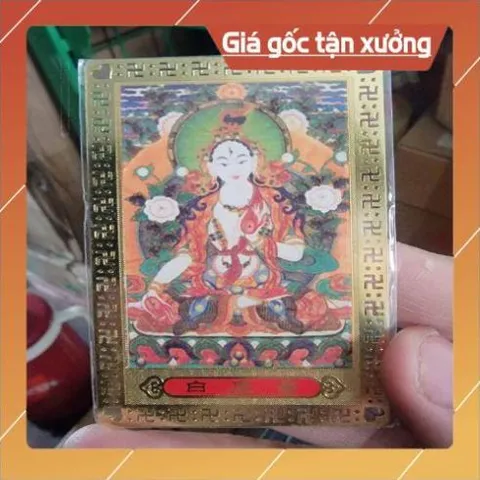 kim bài linh phù  bạch độ phật mẫu HÀNG CAO CẤP, có hoả tốc 852214