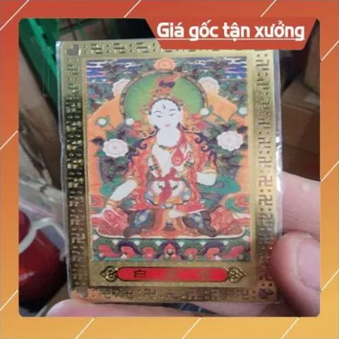 kim bài linh phù  bạch độ phật mẫu HÀNG CAO CẤP, có hoả tốc 852214