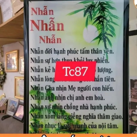 Tranh cuộn 40cm x 60cm hình đức phật Về ý nghĩa cuộc sống treo tường nẹp gỗ nhiều mẫu