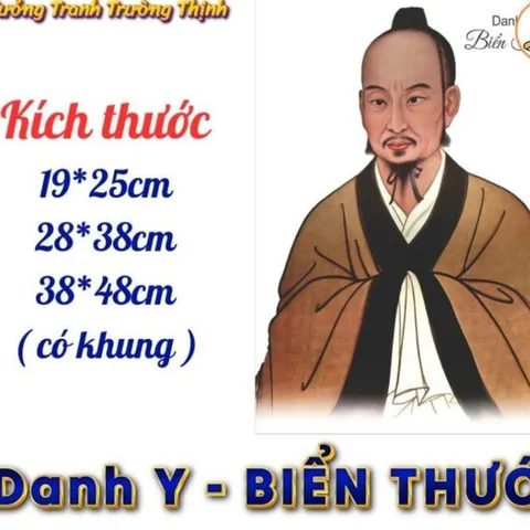 Tranh DANH Y - BIỂN THƯỚC, có khung cực đẹp