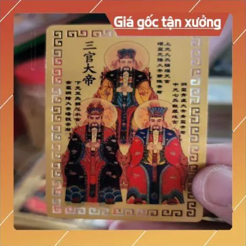 kim bài linh phù tam hoàng đại đế HÀNG CAO CẤP, có hoả tốc 852289