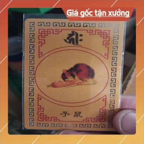 kim bài linh phù con giáp tuổi tý HÀNG CAO CẤP, có hoả tốc 852294
