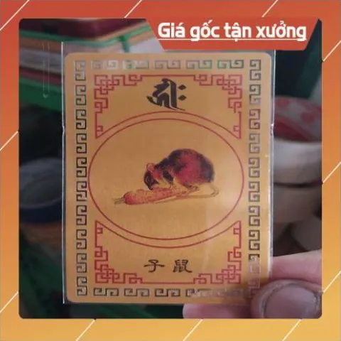 kim bài linh phù con giáp tuổi tý HÀNG CAO CẤP, có hoả tốc 852294