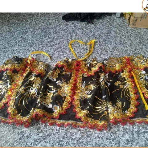 ÁO REN ĐEN MẸ ĐỊA MẪU DÀI 35CM cực đẹp