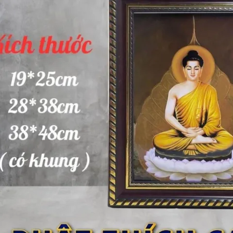 Tranh PHẬT THÍCH CA - Có khung ( nhiều mẫu ) cực đẹp