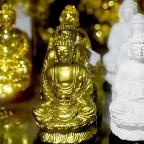 Gieo duyên, Tượng Đức Phật A Di Đà cao 5.5cm-Nhiều màu cực đẹp