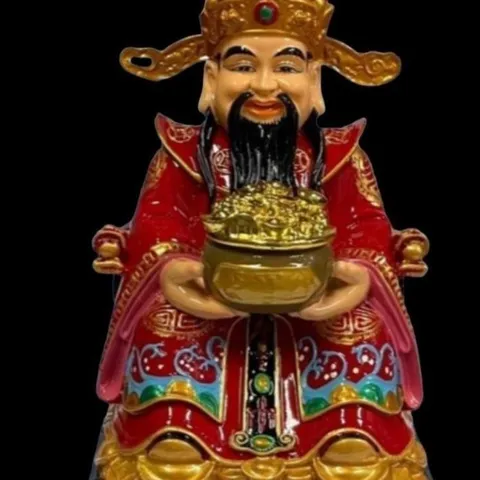 Tượng Thần Tiền 8IN VÀ 10IN có 4 màu đặt bàn thờ Thần Tài Thổ Địa cao cấp - TT05 TT06 TT07 TT08