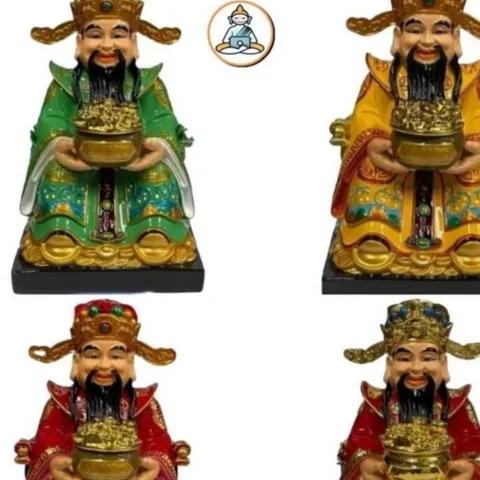 Tượng Thần Tiền 8IN VÀ 10IN có 4 màu đặt bàn thờ Thần Tài Thổ Địa cao cấp - TT05 TT06 TT07 TT08