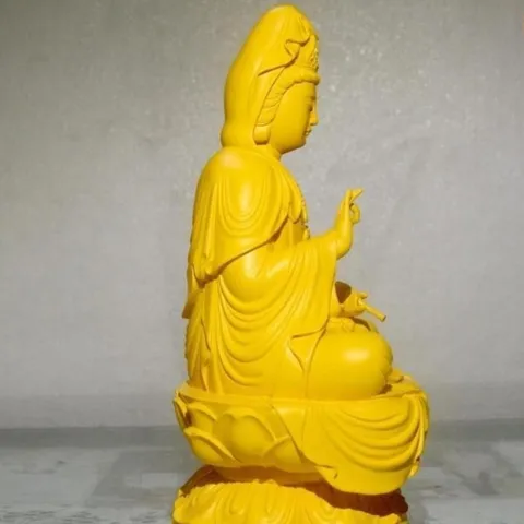 Tượng  Quan Thế Âm Bồ Tát ngồi tòa cao 18cm - Nhiều mẫu cực đẹp