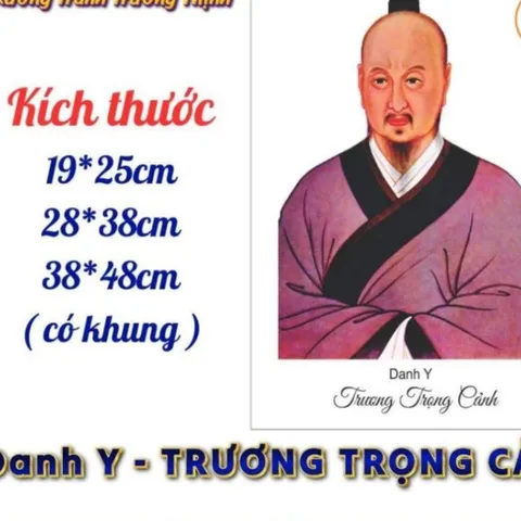 Tranh 8 ĐẠI DANH Y - có khung cực đẹp