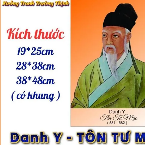 Tranh 8 ĐẠI DANH Y - có khung cực đẹp