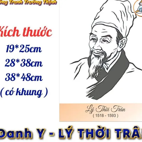 Tranh 8 ĐẠI DANH Y - có khung cực đẹp