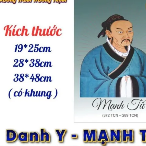 Tranh 8 ĐẠI DANH Y - có khung cực đẹp
