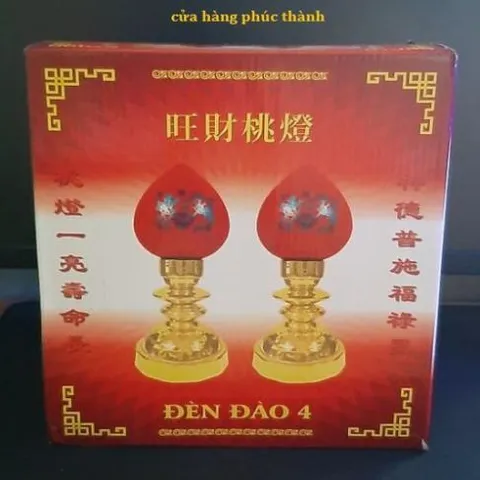 đèn thờ tia sáng quả đào có hoả tốc