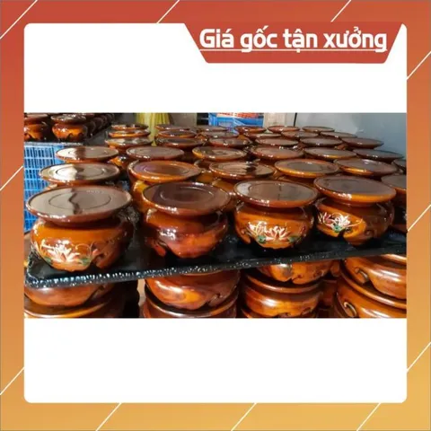 Đôn gỗ - Đế gỗ tròn để tượng Phật, lư hương, bát nhang