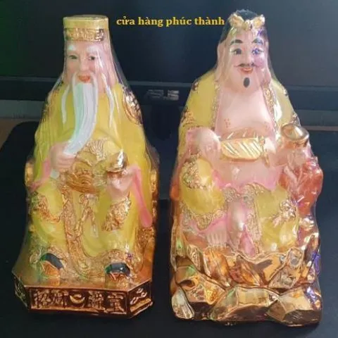 Thần tài ông địa cọp vàng ( nhựa ) có hoả tốc