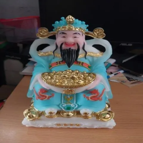 thần tiền phú quí vẽ xanh dương ( bột đá ) có hoả tốc