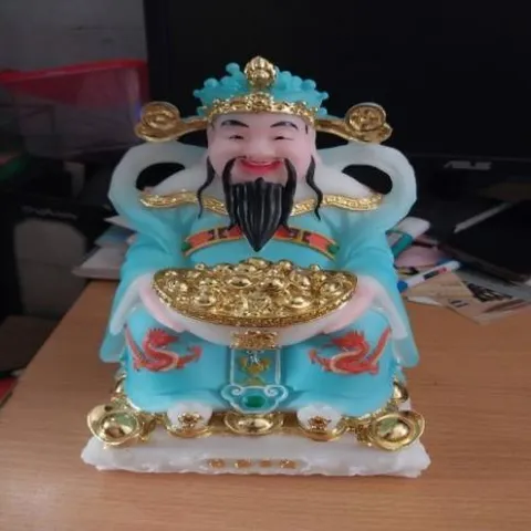 thần tiền phú quí vẽ xanh dương ( bột đá ) có hoả tốc