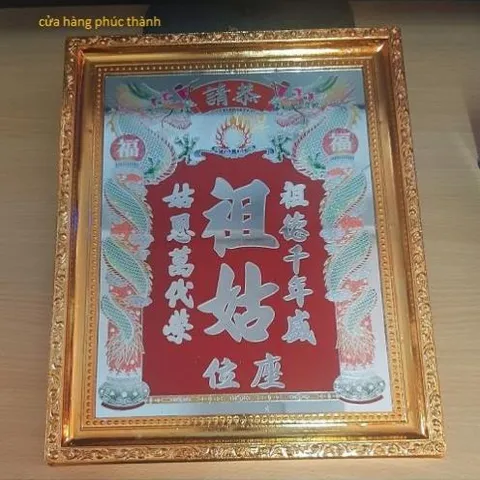 bài vị chạm Tổ cô có hoả tốc