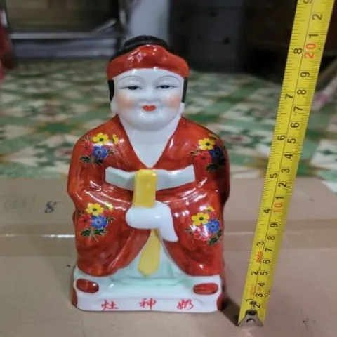 ông bà táo quân màu ( sành sứ ) có hoả tốc